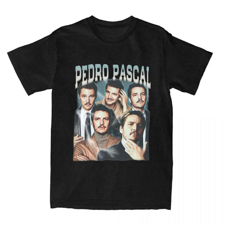 Bootleg Pedro Pascal T Shirt Vintage T Shirt Unis Streetwear Short Sleeve Pedro Pascal  Plus Size T Shirt Women