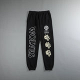 DARC Wolves Joggers Street Pants Casual Warm Oversize Baggy Joggers US Oversize