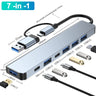 USB C Docking Station USB C Hub Multiple Monitor Adapter with 4K HDMI Monitor Adapter PD SD TF Video Card For Macbook Lenovo etc