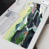 Mouse Pad Gaming Chinese Ancient Painting XL Mousepad XXL keyboard pad Natural Rubber Soft Non-Slip Office Accessories Mice Pad