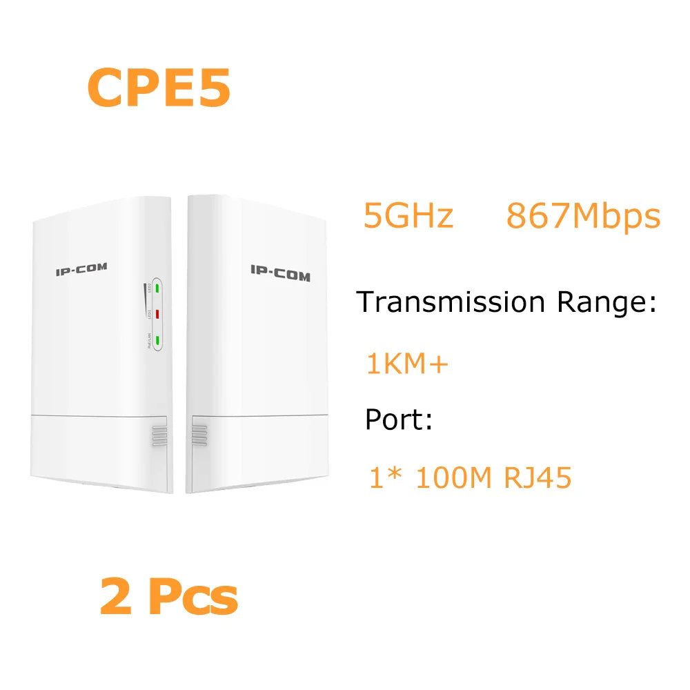 25KM WIFI Outdoor CPE Wireless AP Bridge Router 867Mbps Gigabit Access Point WIFI Long Range Extender WIFI Antenna Repeater