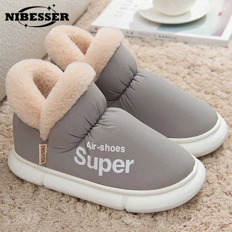 New Women Boots Winter Snow Boots Platform Shoes For Women Ankle Boots Waterproof Botas Mujer Keep Warm Botines Cotton Shoes