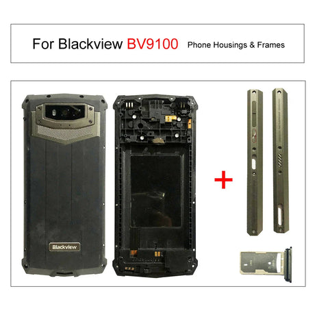 Mobile Phone Battery Housings Frames Case For Blackview BV9100 Battery Case Back Cover Door Phone Repair Parts