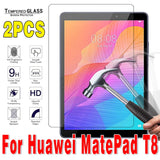 2Pcs Tempered Glass Tablet Screen Protector for Huawei MediaPad 10.4 Pro 10.8 T3 T5 T8 T10 T10S M5 M6