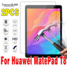 2Pcs Tempered Glass Tablet Screen Protector for Huawei MediaPad 10.4 Pro 10.8 T3 T5 T8 T10 T10S M5 M6