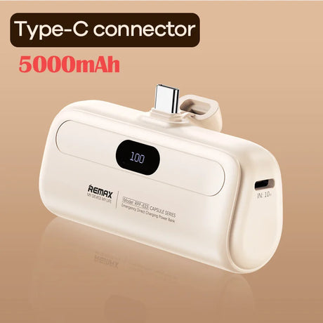 Remax Mini Power Bank 5000mAh Fast Charging for Xiaomi Samsung Huawei External  Battery Small Portable Powerbank USB Type C