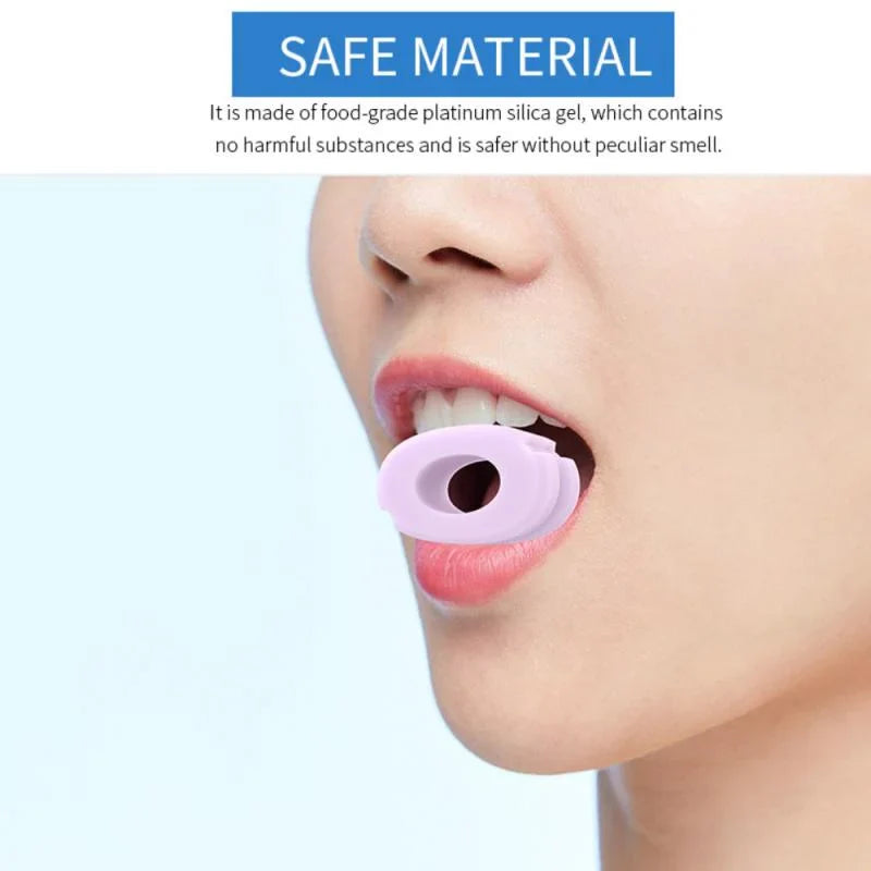 Jawline Exerciser Silicone Facial Jaw Muscle Trainer Fitness Face Masseter Stress Chew Ball Double Chin Reduce Face Lifting Slim