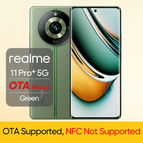 Global ROM realme 11 Pro Plus 5G Smartphone Android Cellphones MTK 7050 1TB ROM 12GB RAM 120Hz FHD+ 200MP OIS 100W Mobile Phone