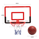 Portable Basketball Hoop Toys Kit Foldable Indoor Home Basketball Fans Sports Game Toy Set for Kids Children Adults