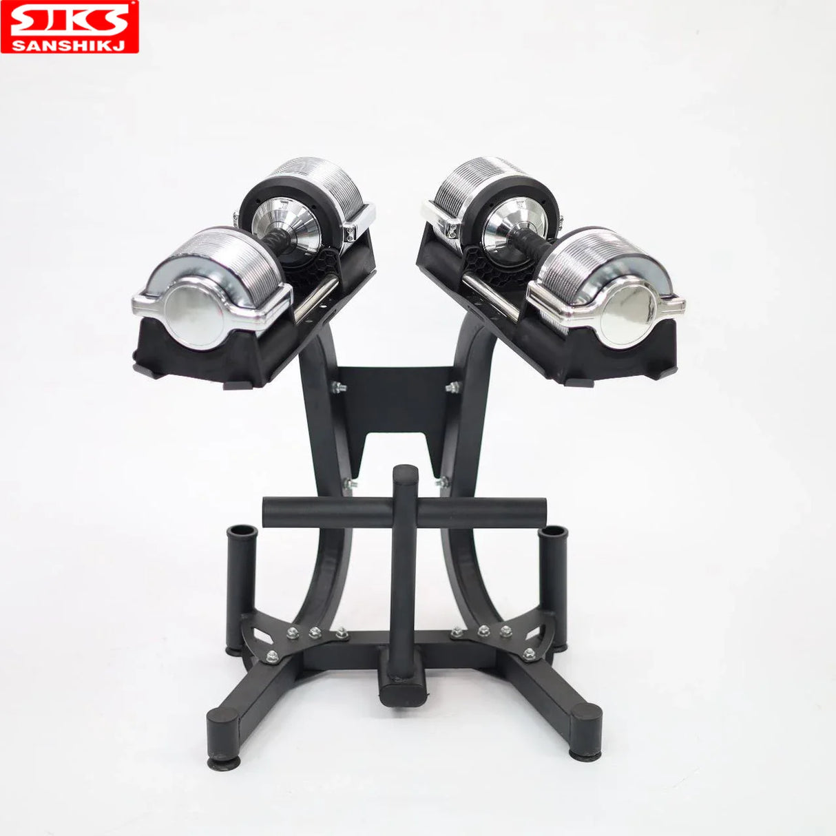 Precision Steel Plated Dumbbell Set, Fast Weight, Adjustable, Universal, Multi Gear, High-Grade, Solid Weight Plates, 32kg