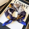 New 2023 Point 100% Mulberry Silk Scarf Fashion Women Summer Beach Small Scarves Shawl Bandana Hijab Pashmina Poncho 53*53cm