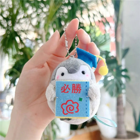 Cartoon Penguin Plush Doll Keychain Cute Penguin Plush Key Ring School Bag Keychain Creative Toy Key Pendant