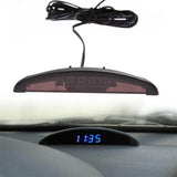 3 in 1 Auto Car Digital LED Electronic Clock Thermometer Voltmeter Car Accessories Digital Led Electronic Clock Car Ornament