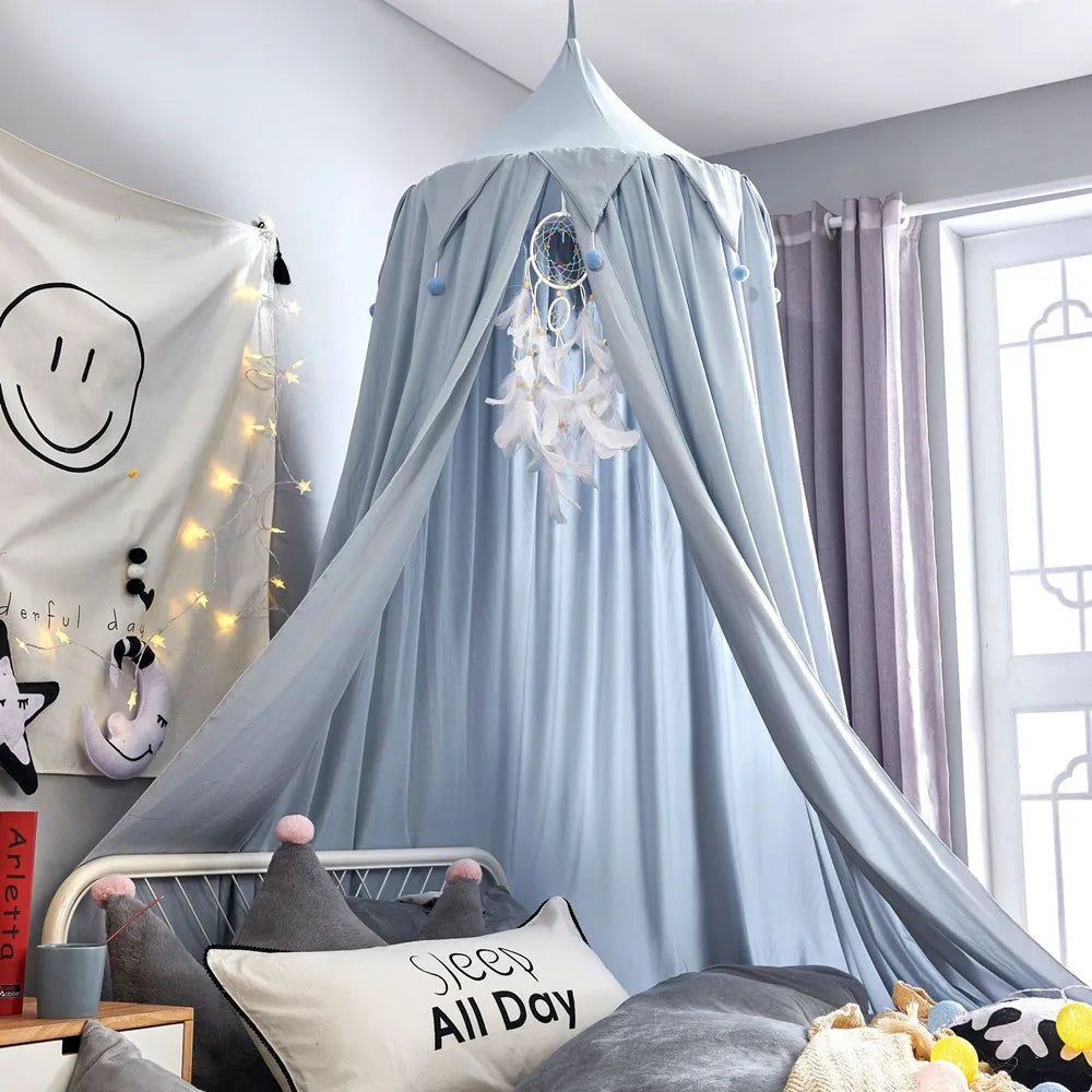 Baby Canopy Mosquito Children Room Decoration Crib Netting Baby Tent Hung Dome Baby Mosquito Net Photography Props