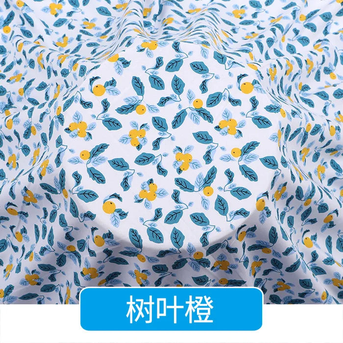 Artificial cotton fabric in stock wholesale of summer pajamas and dress fabrics  cute cotton fabric Apparel Fabrics & Textiles