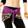 1Pc Belly Dance Waist Chain Five Layer Three Row Triangle for Indian Women’s Gold Coin Hip Scarf Fashion Dancewear Accessories