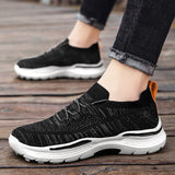 Spring Summer Casual Mesh Shoes Men Breathable Sneakers Non-Leather Thick Bottom Plus Big Size 47 48 49