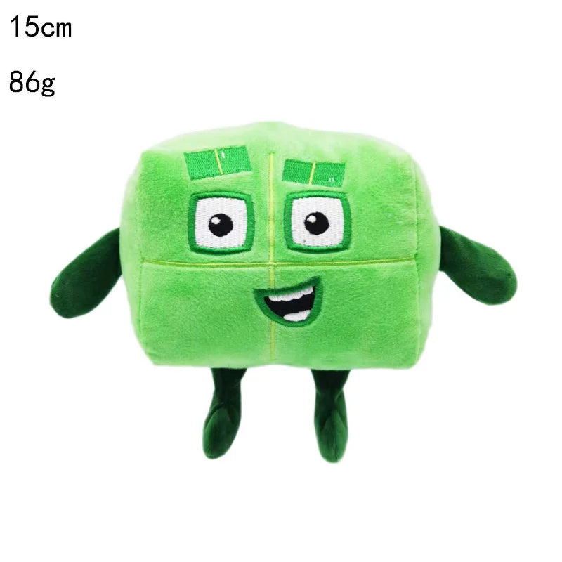 14-30cm Cartoon number Plush Doll Toy Educational Stuffed Movie TV number Toys Kids Gift early childhood education doll