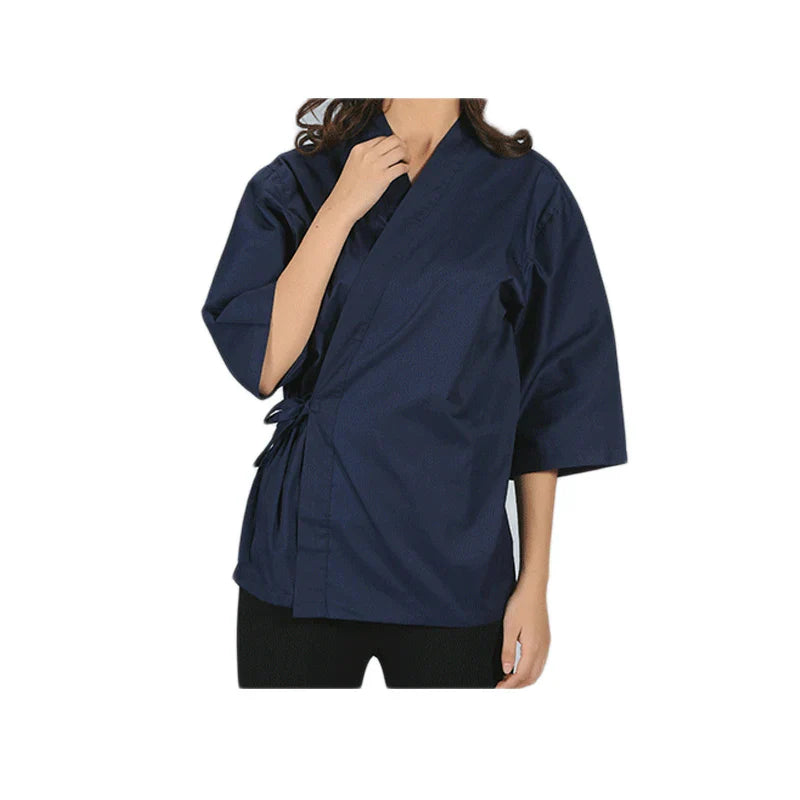 JEMMA LEONG Japanese Cuisine Clothing Kimono Sushi Restaurant Izakaya Chef Uniform For Women Men Waitress Waiter