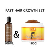 Fast Hair Growth set Traction Alopecia Styling Braiding Gel Chebe Hair Mask Anti Hair Break Hair Strengthener Hair Loss Treatmen