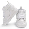 Newborn Boys' Middle top and High top fashion sneakers Boys' and Girls' casual soft cloth bottom anti slip First Walkering shoes