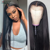 13X6 Colored Straight Lace Front Human Hair Wigs Ginger Blonde 13X4 Hd Lace Frontal Wig Prepluck 34 Inch Burgundy Lace Front Wig