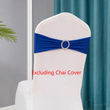 10pcs/lot Stretch Lycra Spandex Chair Covers Bands With Buckle Slider For Wedding Decorations Wholesale Chair Sashes Bow heart