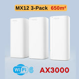 Tenda AX3000 WiFi6 Mesh System EX/MX12 Wireless Router Wi-Fi6 Mesh WiFi Router up to 7000 sq.ft. Wifi range extender WIFI 6 Mesh