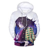 Anime Demon Slayer Hoodies Kamado Nezuko 3D Print Men Women Plus Size Pullover Hooded Sweatshirts Streetwear Tops Clothing