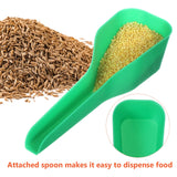 Cage Food Box Bird Spoon Water Dispenser Birds Feeding Tool Bowls For Parrot Feeder Accessories Pet Indoor Feeders