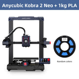 ANYCUBIC Kobra 2 Neo FDM 3D Printer With 250mm/s Max Print Speed Build Size 9.8x8.7x8.7in/250 x 220 x220 mm 25-Point Leveling