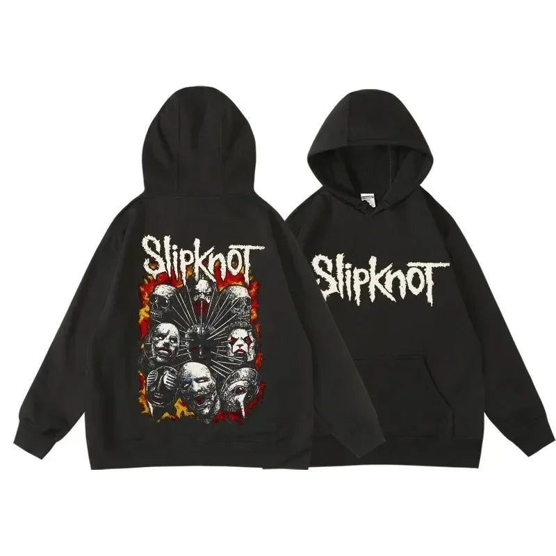 Slipknots Prepare for Hell Tour Rock Band Plus Size Women's Clothing Women Hoodie Sweatshirts Cotton Clothes Hooded Hoody Tops