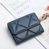 Luxury Brand Leather Wallet Sheepskin Slim Mini Handheld Bag for Women Card Holder Credential Holder Card Wallet Purse