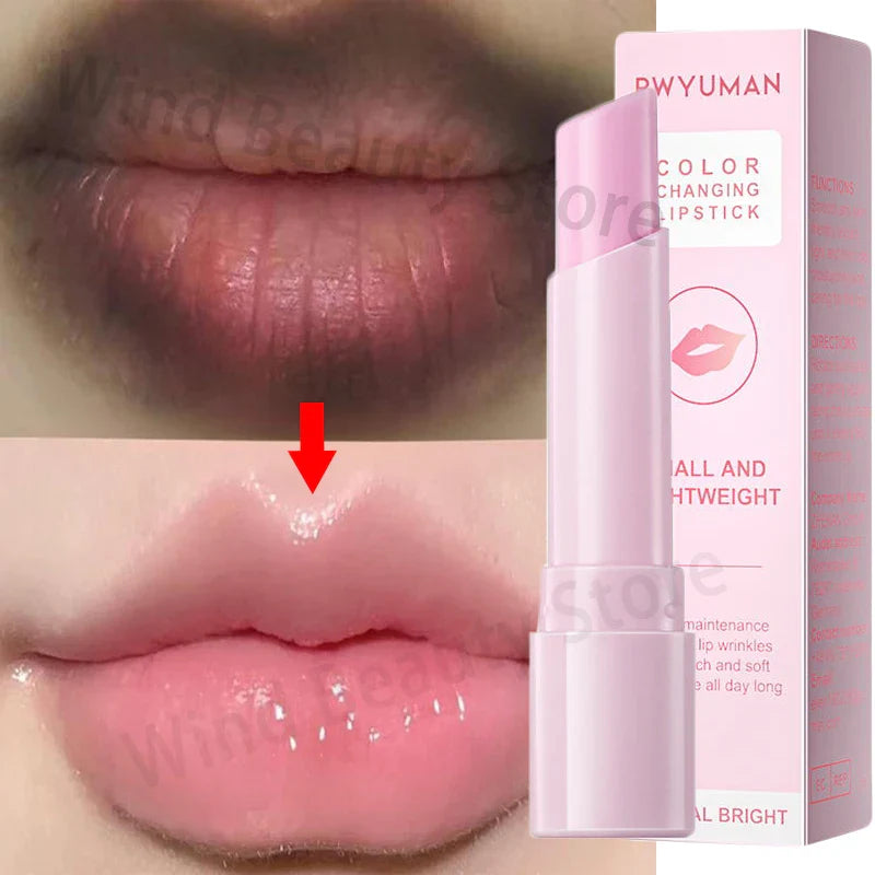 Lips Pink Fresh Whitening Lip Balm Dark Lip Treatment Repair Sexy Pink Lip Essence Moisturize Bleaching Dilute Melanin Lip Care