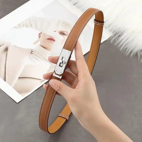 High Quality Ladies Girls Leather 1.8cm Designered Women Belts Buckle Dress Jeans Trench Waistband Belt for women party belt