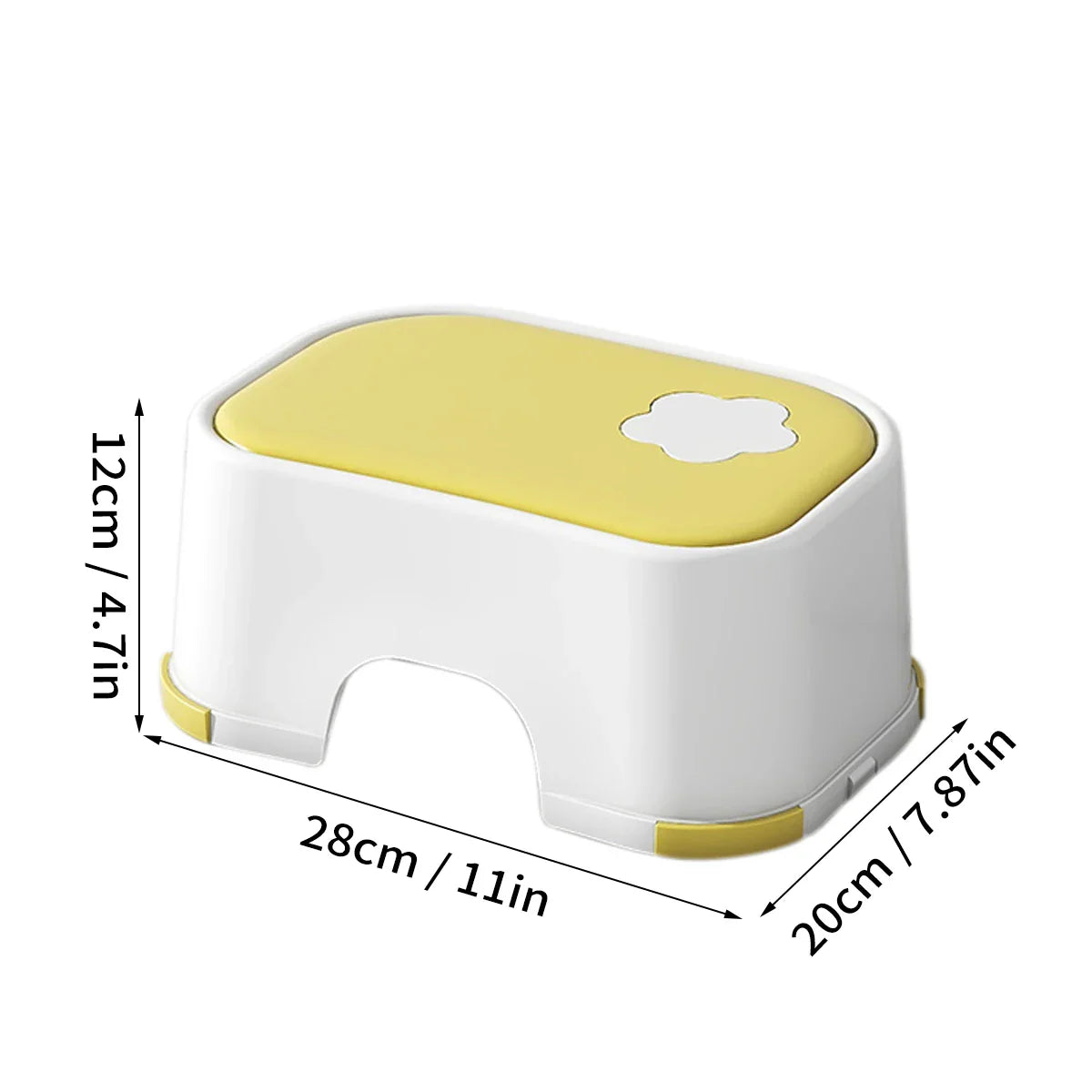 Kid Step Stool With Non-Slip Pads Living Room Furniture Kid Non-Slip Ottoman Potty Training Stool Children Safety Training Stool