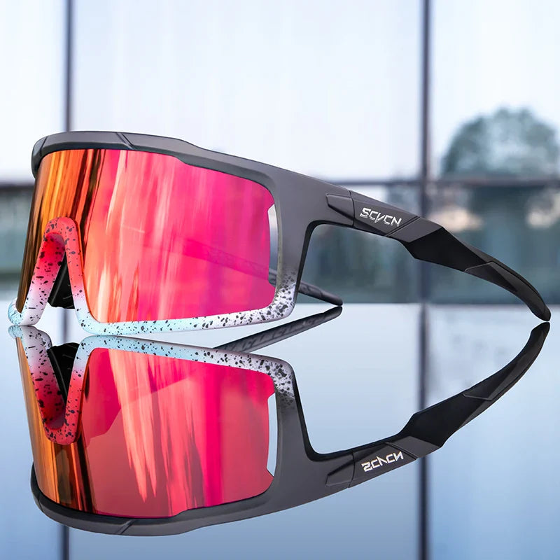 SCVCN Outdoor Polarized Cycling Sunglasses MTB Road UV400 Climbing Goggles Men Woman Driving Bike Bicycle Cycling Eyewear Hiking
