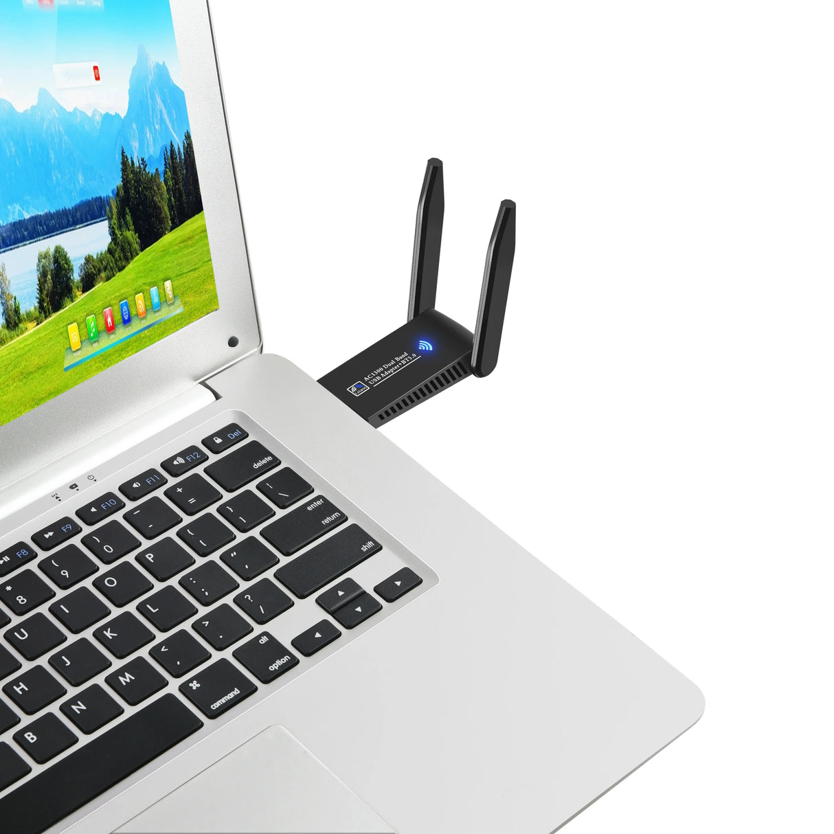 WiFi Bluetooth Wireless Network Card 1300M USB 3.0 Adapter AC1300 With Antenna For Laptop PC Mini Dongle