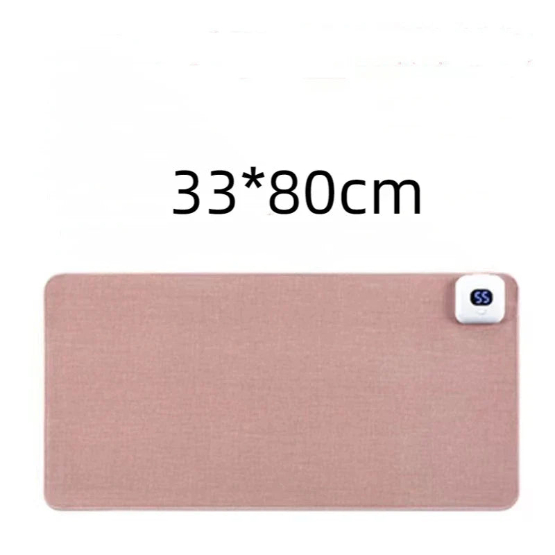 Electric Heat Mouse Pad Table Mat Display Temperature Heating Mouse Pad Keep Winter Warm Hand For Office Computer Desk Keyboard