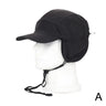 Adjustable Men's Winter Hats Lightweight Waterproof Warm Fleece Lined Earflaps Baseball Cap For Snow Skiing Cap