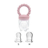 Baby Pacifier Fruit Feeder Baby Silicone Mesh Bag Pacifier Food-grade Fruit and Vegetable Feeder Nursing Toddler Teething Toys