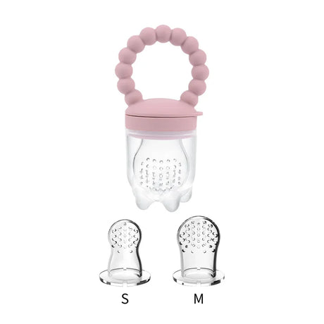 Baby Pacifier Fruit Feeder Baby Silicone Mesh Bag Pacifier Food-grade Fruit and Vegetable Feeder Nursing Toddler Teething Toys