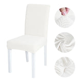 Jacquard Chair Covers Spandex Stretch Seat Slipcover Removable For Wedding Dining Room Banquet Office Housse De Chaise