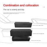 3PCS For Tesla Model 3 Highland 2024 Central Control Storage Box Flocking ABS Central Organizer Stowing Tidying Car Accessories