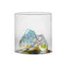 Japanese Whisky Glass Cup 3D Mountain Water Glass Glacier Mug Vodka Wine Cup Glass Fuji Artwork Gift Cocktail Glasses Drinkware