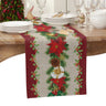 Christmas Tree Pine Needles Candy Bow Table Runner Wedding Decor Table Cover Christmas Decoration Holiday Party Tablecloth