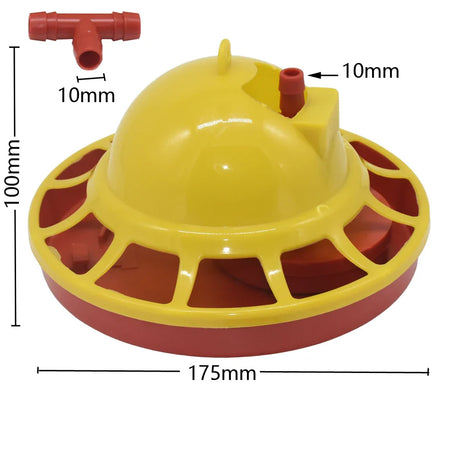 Automatic Chick Waterer Waterer Fountain Chick Brooder Drinkers Set Poultry Feeder Cup Poultry Farming Feeding Watering Supply