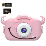 Kids Camera Toys 2 inch Screen HD Cartoon Kids Digital Camera Mini SLR Camera Cute Toy For Children Birthday Christmas Gifts