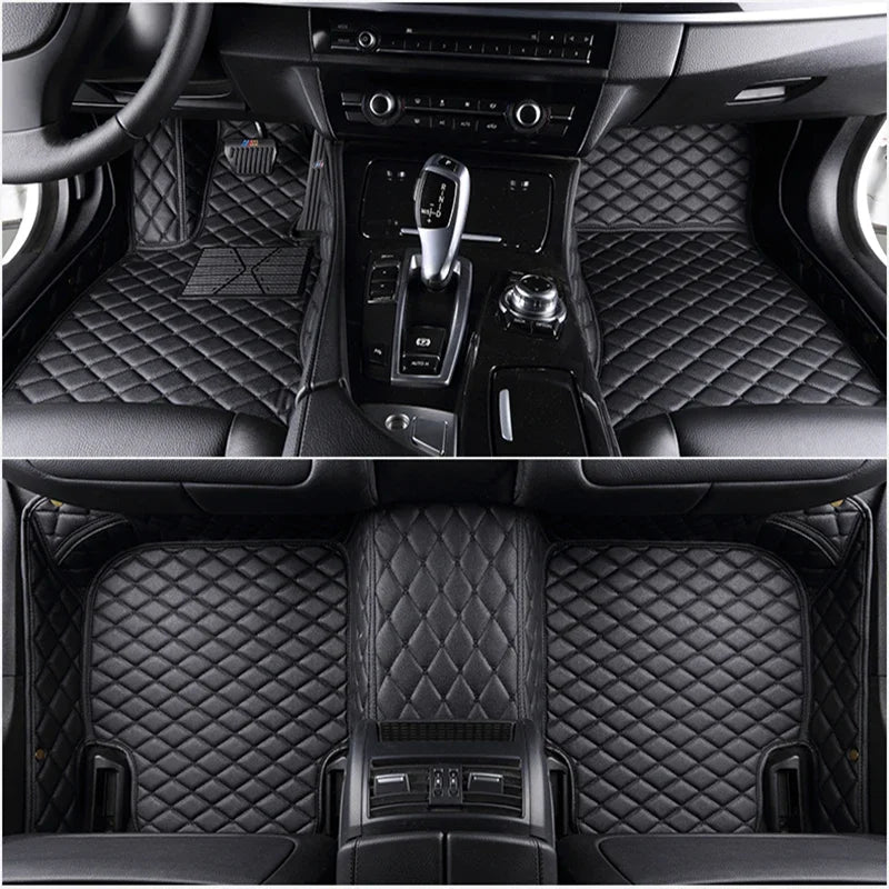 Custom Car Floor Mats for Mercedes Benz C Class W203 2004-2007 W204 W205 W206 2023 Years Interior Details Car Accessories Carpet