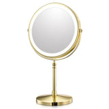 Makeup Mirror With Light Lamp 10x Magnifying Desktop Vanity Mirror Backlit Adjustable Light Standing Cosmetic Mirror